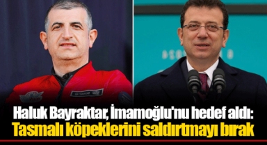 Haluk Bayraktar, İmamoğlu'nu hedef aldı: Tasmalı köpeklerini saldırtmayı bırak