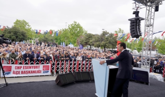 İmamoğlu: Milletimiz Kanal İstanbul denen beton projesine 'bay bay' dedi