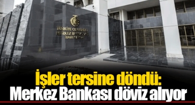 İşler tersine döndü: Merkez Bankası döviz alıyor