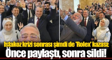 Istakoz krizi sonrası şimdi de 'Rolex' kazası: Önce paylaştı, sonra sildi!