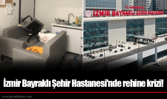 İzmir Bayraklı Şehir Hastanesi'nde rehine krizi!