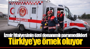 İzmir İtfaiyesinin özel donanımlı paramedikleri Türkiye’ye örnek oluyor