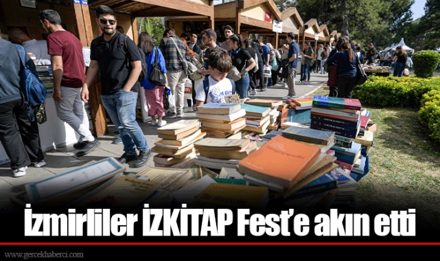 İzmirliler İZKİTAP Fest’e akın etti