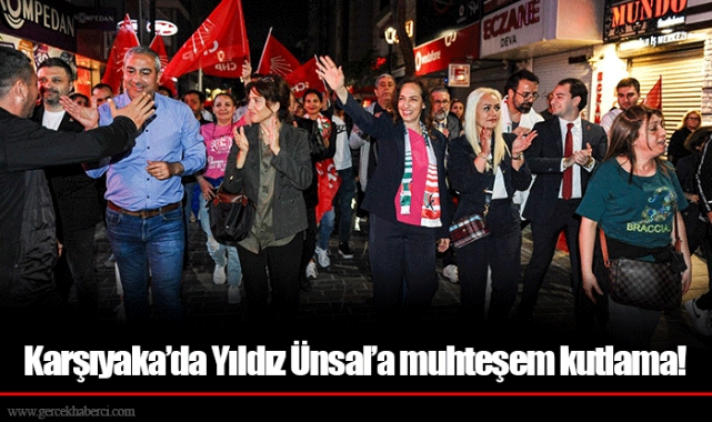 Karşıyaka’da Yıldız Ünsal’a muhteşem kutlama!