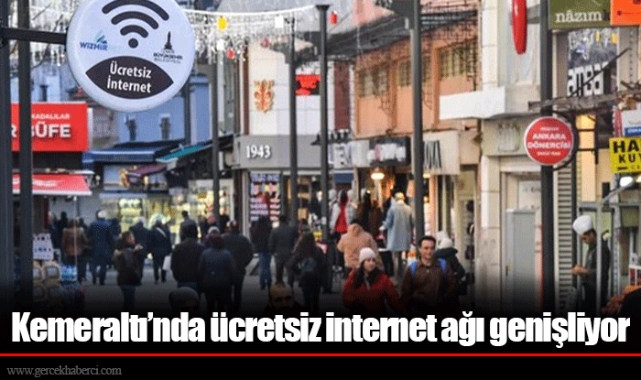 Kemeraltı’nda ücretsiz internet ağı genişliyor