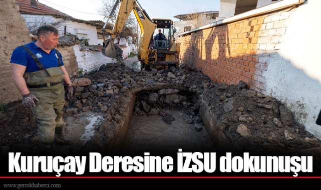Kuruçay Deresine İZSU dokunuşu
