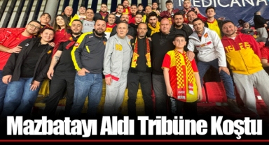Mazbatayı Aldı Tribüne Koştu