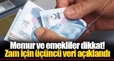 Memur ve emekliler dikkat! Zam için üçüncü veri açıklandı