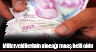 Milletvekillerinin alacağı maaş belli oldu