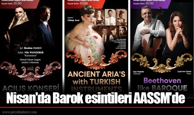 Nisan'da Barok esintileri AASSM'de