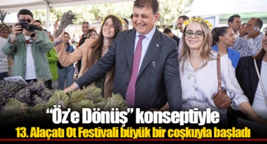 “Öz’e Dönüş” konseptiyle 13. Alaçatı Ot Festivali büyük bir coşkuyla başladı