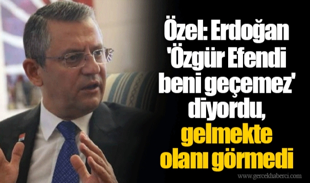 Özel: Erdoğan 'Özgür Efendi beni geçemez' diyordu, gelmekte olanı görmedi