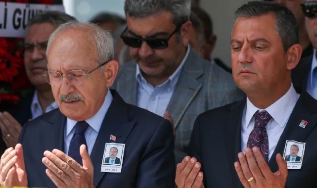 Özgür Özel ve Kılıçdaroğlu cenaze töreninde buluştu