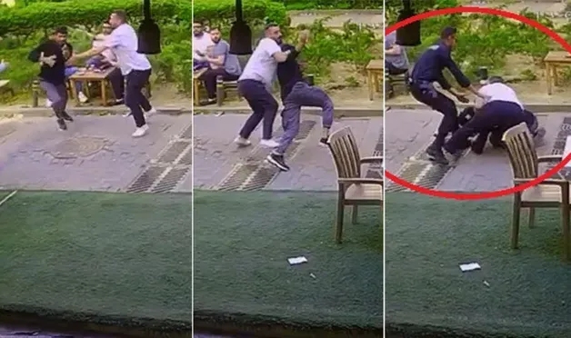 Polisten kaçan şüpheliyi esnaf yakaladı