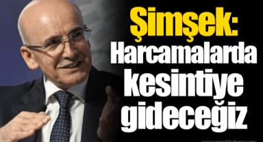 Şimşek: Harcamalarda kesintiye gideceğiz
