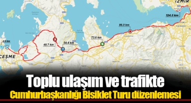 Toplu ulaşım ve trafikte Cumhurbaşkanlığı Bisiklet Turu düzenlemesi
