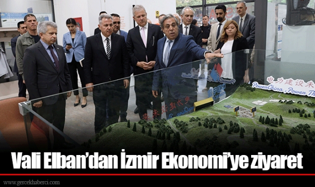 Vali Elban’dan İzmir Ekonomi’ye ziyaret