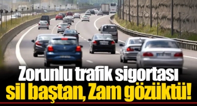 Zorunlu trafik sigortası sil baştan, Zam gözüktü!