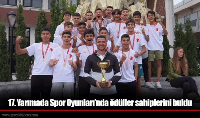 17. Yarımada Spor Oyunları’nda ödüller sahiplerini buldu
