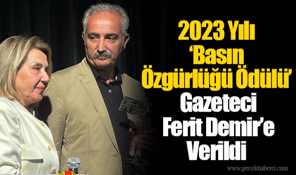 2023 Yılı ‘Basın Özgürlüğü Ödülü’ Gazeteci Ferit Demir’e Verildi