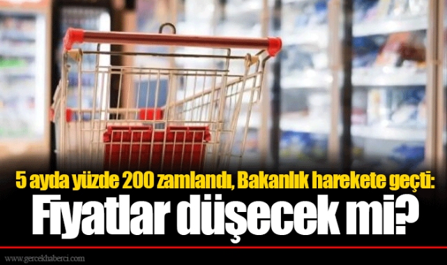 5 ayda yüzde 200 zamlandı, Bakanlık harekete geçti: Fiyatlar düşecek mi?