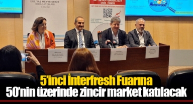 5’inci İnterfresh Fuarına 50’nin üzerinde zincir market katılacak