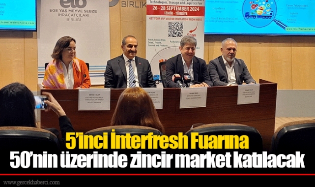 5’inci İnterfresh Fuarına 50’nin üzerinde zincir market katılacak