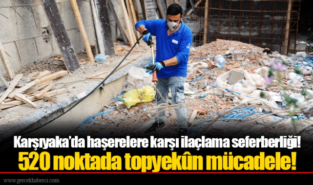 520 noktada topyekûn mücadele!