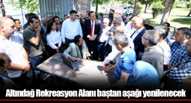 Altındağ Rekreasyon Alanı baştan aşağı yenilenecek
