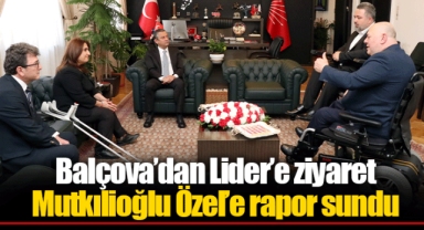 Balçova’dan Lider’e ziyaret