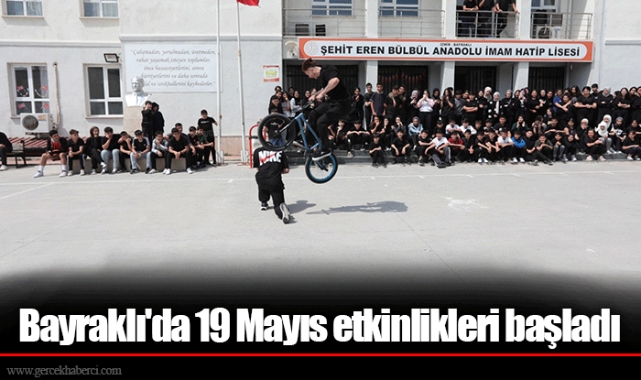 Bayraklı'da 19 Mayıs etkinlikleri başladı