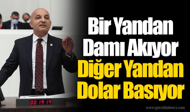 Bir Yandan Damı Akıyor Diğer Yandan Dolar Basıyor