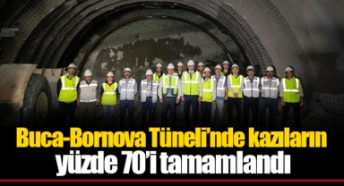 Buca-Bornova Tüneli’nde kazıların yüzde 70’i tamamlandı
