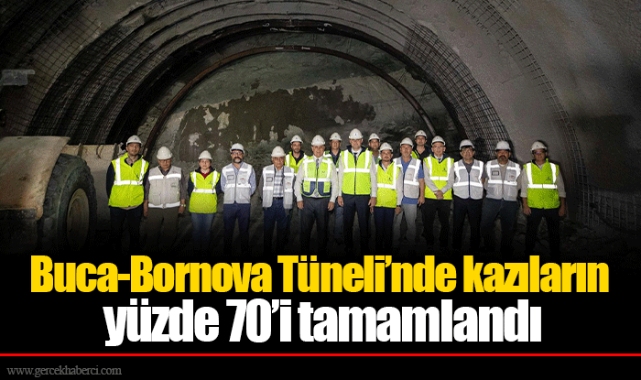 Buca-Bornova Tüneli’nde kazıların yüzde 70’i tamamlandı