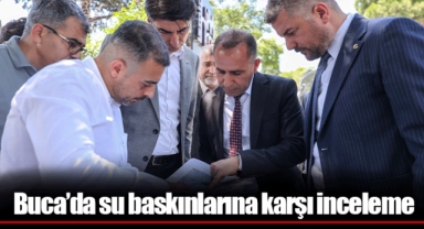 Buca’da su baskınlarına karşı inceleme