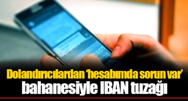 Dolandırıcılardan ‘hesabımda sorun var’ bahanesiyle IBAN tuzağı