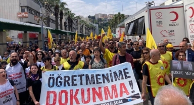 Eğitimciler dersi meydanda verdi