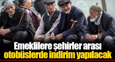 Emeklilere şehirler arası otobüslerde indirim yapılacak