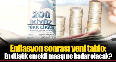 Enflasyon sonrası yeni tablo: En düşük emekli maaşı ne kadar olacak?