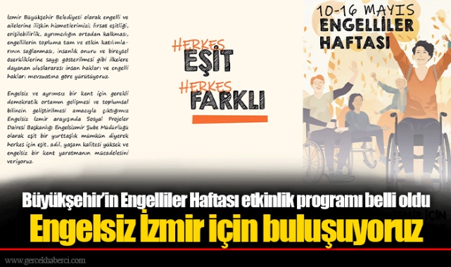 Engelsiz İzmir için buluşuyoruz