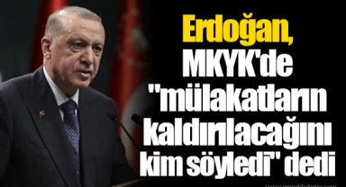 Erdoğan, MKYK'de