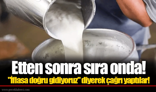 Etten sonra sıra onda! "İflasa doğru gidiyoruz" diyerek çağrı yaptılar!