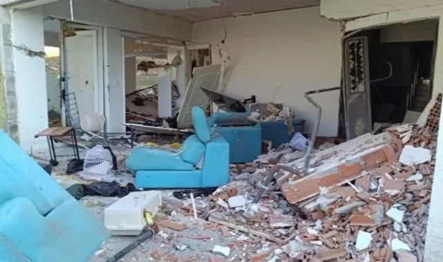 Ev sahibiyle tartışan kiracı apartmanı havaya uçurdu