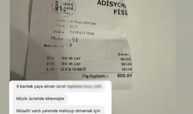 Fahiş fiyatlar, kuver ve servis ücreti derken bu da oldu: Adisyona eklenen ücret kalemini görünce inanamadılar!