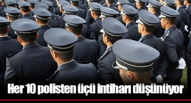 Her 10 polisten üçü intiharı düşünüyor