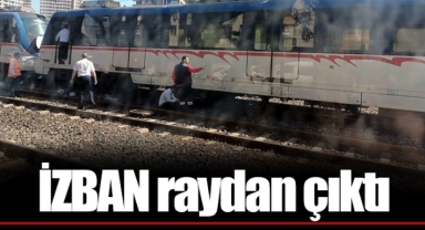 İZBAN raydan çıktı