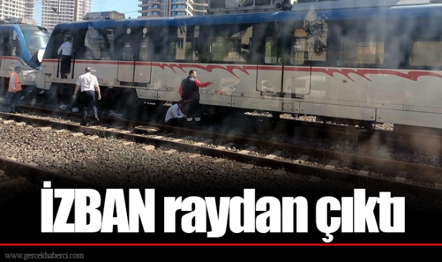 İZBAN raydan çıktı