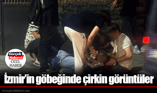 İzmir'in göbeğinde çirkin görüntüler