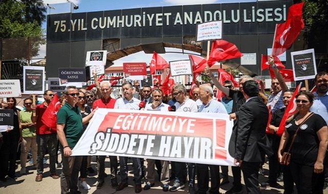 Kardeşinin okula gelen abla, müdür yardımcısını darbetti