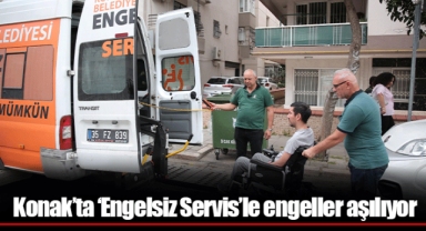 Konak’ta ‘Engelsiz Servis’le engeller aşılıyor